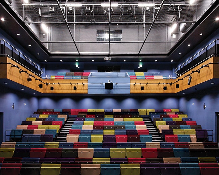 A view from the Lincoln Arts Centre main stage