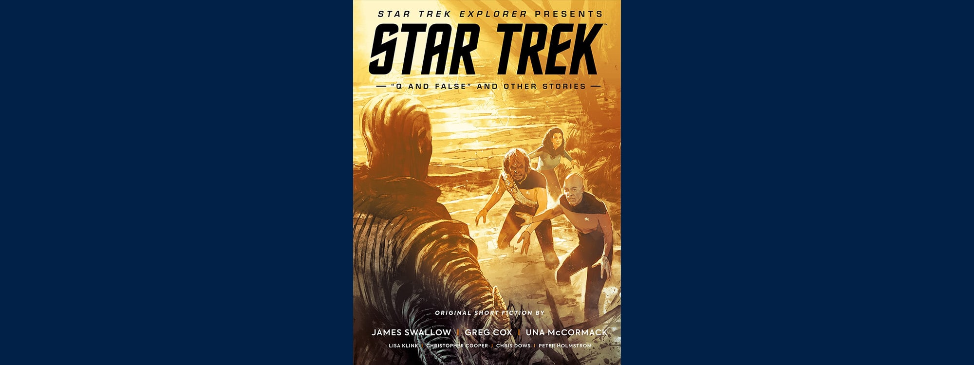 The front cover for star trek magazine