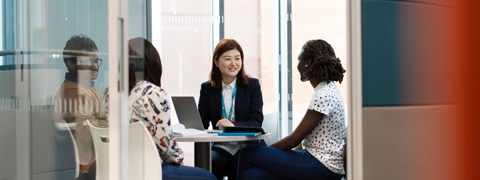 Students at a Desk