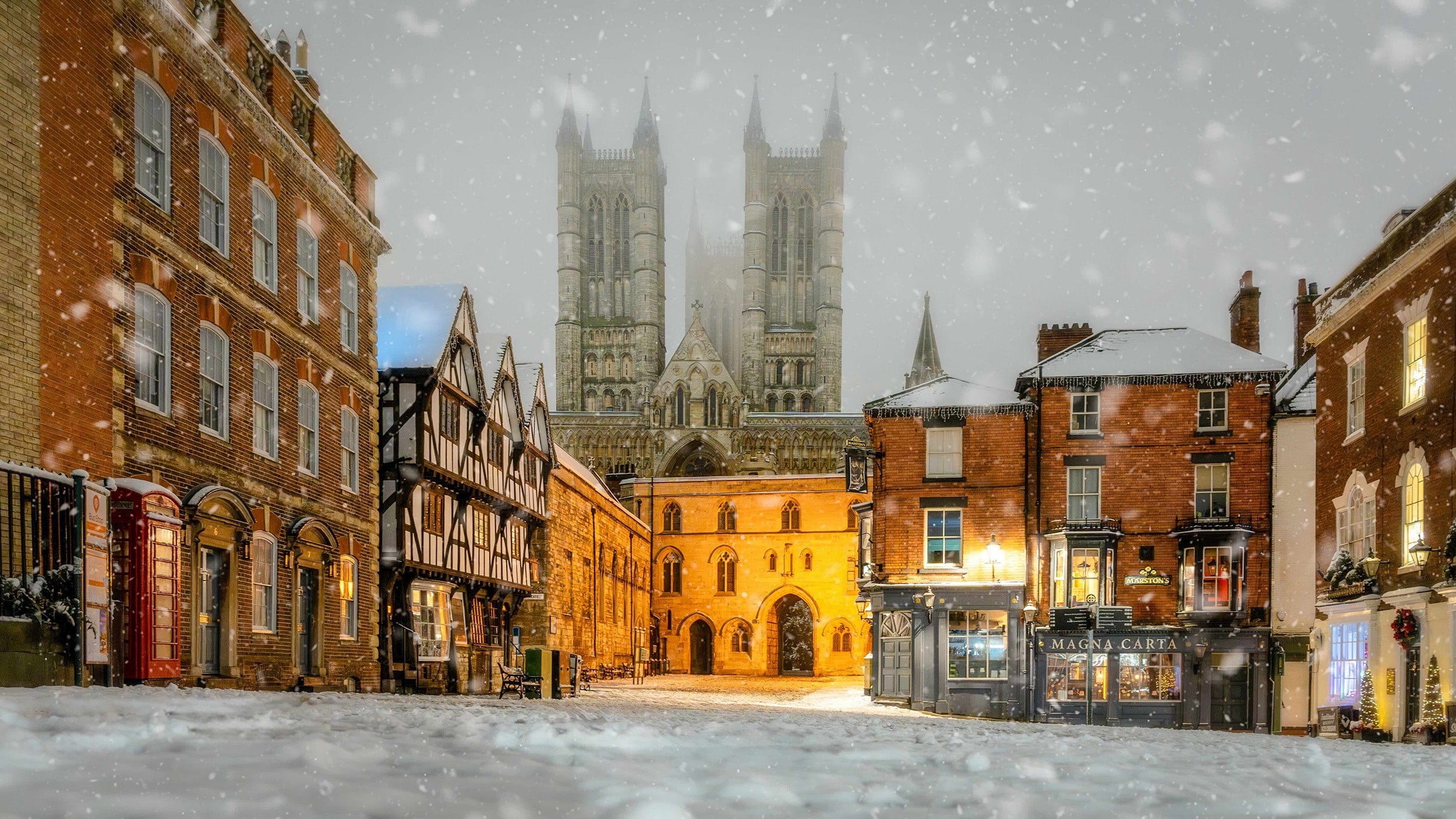 Cathedral in the snow