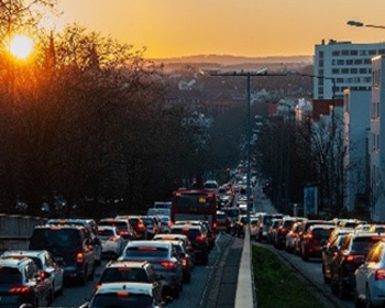 Image of traffic on a road