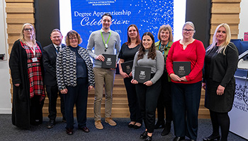 Degree Apprentices receiving awards