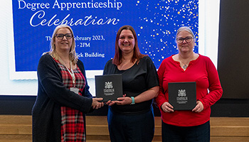 Degree Apprentices receiving awards