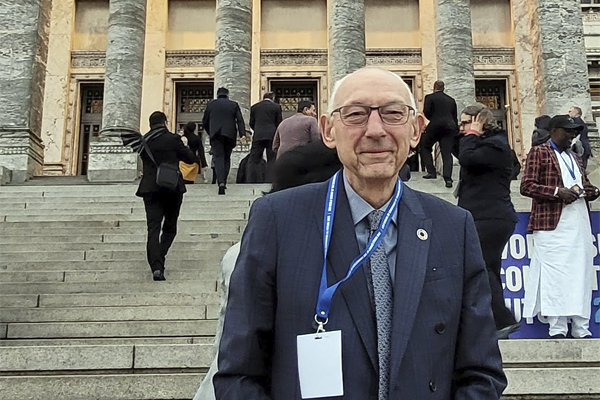 Professor Ted Fuller in Uruguay